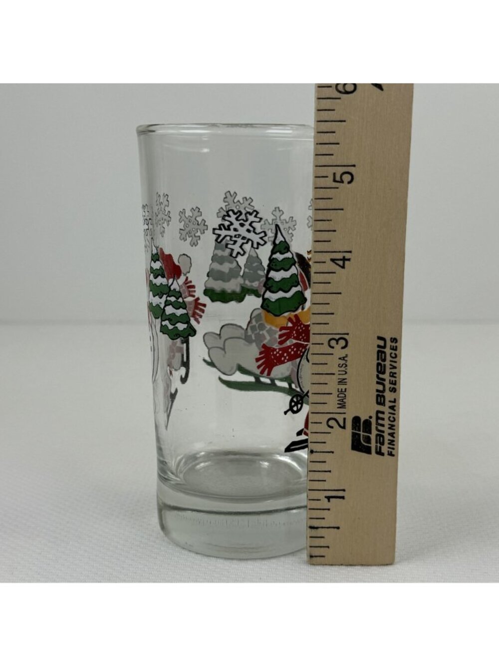 Set of 2 Vintage 1999 Home Interiors Snowman Drinking Glasses 10 oz Holiday - Picture 5 of 12